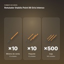 ROTULADOR STABILO POINT 88 GRIS INTENSO   - formato de venta: paquete de 10, caja de 500
