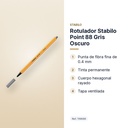 ROTULADOR STABILO POINT 88 GRIS OSCURO  - características principales