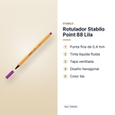 ROTULADOR STABILO POINT 88 LILA  - características principales