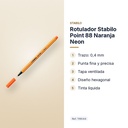 ROTULADOR STABILO POINT 88 NARANJA NEON  - características principales