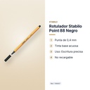 ROTULADOR STABILO POINT 88 NEGRO - características principales