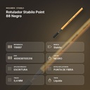ROTULADOR STABILO POINT 88 NEGRO - resumen de atributos