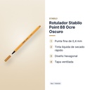 ROTULADOR STABILO POINT 88 OCRE OSCURO  - características principales