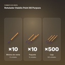 ROTULADOR STABILO POINT 88 PURPURA - formato de venta: paquete de 10, caja de 500