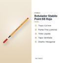 ROTULADOR STABILO POINT 88 ROJO - características principales
