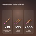 ROTULADOR STABILO POINT 88 ROSA NEON  - formato de venta: paquete de 10, caja de 500
