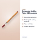 ROTULADOR STABILO POINT 88 SANGUINA - características principales