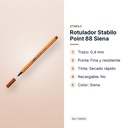 ROTULADOR STABILO POINT 88 SIENA - características principales