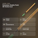 ROTULADOR STABILO POINT 88 VERDE AZUL - resumen de atributos