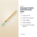ROTULADOR STABILO POINT 88 VERDE HIELO  - características principales