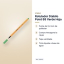 ROTULADOR STABILO POINT 88 VERDE HOJA  - características principales