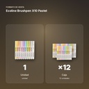 ECOLINE BRUSHPEN X10 PASTEL - formato de venta: caja de 12