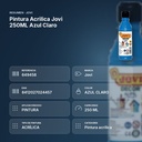 PINTURA ACRILICA JOVI 250ML AZUL CLARO - resumen de atributos