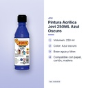 PINTURA ACRILICA JOVI 250ML AZUL OSCURO - características principales