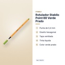 ROTULADOR STABILO POINT 88 VERDE PRADO - características principales