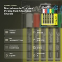 MARCADORES DE TIZA PARA PIZARRA PACK 5 SURTIDOS SHARPIE - resumen de atributos