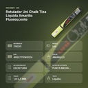 ROTULADOR UNI CHALK TIZA LÍQUIDA AMARILLO FLUORESCENTE - resumen de atributos