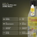 PINTURA ACRILICA JOVI 250ML BLANCO - resumen de atributos