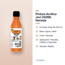 PINTURA ACRILICA JOVI 250ML NARANJA - características principales