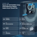 DYMO D1 S0720560 CINTA AUTOADHESIVA NEGRO SOBRE AZUL 12MM×7M - resumen de atributos