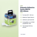 ETIQUETA ADHESIVA DYMO 99010 89×28MM - características principales