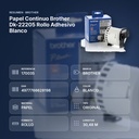 PAPEL CONTINUO BROTHER DK-22205 ROLLO ADHESIVO BLANCO - resumen de atributos