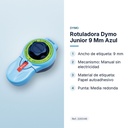 ROTULADORA DYMO JUNIOR 9 MM AZUL - características principales