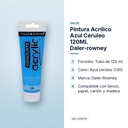 PINTURA ACRÍLICO AZUL CERULEO 120ML DALER-ROWNEY  - características principales