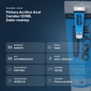 PINTURA ACRÍLICO AZUL CERULEO 120ML DALER-ROWNEY  - resumen de atributos