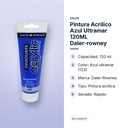 PINTURA ACRÍLICO AZUL ULTRAMAR 120ML DALER-ROWNEY  - características principales