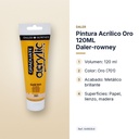 PINTURA ACRÍLICO ORO 120ML DALER-ROWNEY  - características principales