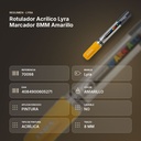 ROTULADOR ACRÍLICO LYRA MARCADOR 8MM AMARILLO - resumen de atributos