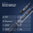 ROTULADOR ACRÍLICO LYRA MARCADOR 8MM NEGRO  - resumen de atributos