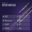 ROTULADOR ACRÍLICO LYRA MARCADOR 8MM VIOLETA  - resumen de atributos