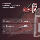 CLAVADORA ERGONÓMICA CUERPO PLÁSTICO - resumen de atributos