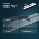 GRAPADORA NOVUS B27 BRAZO LARGO 40H - resumen de atributos