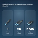ROTULADOR ACRÍLICO LYRA 2MM AZUL CIELO GRADUATE MARK ALL - formato de venta: paquete de 6, caja de 720
