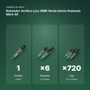 ROTULADOR ACRÍLICO LYRA 2MM VERDE SALVIA GRADUATE MARK ALL - formato de venta: paquete de 6, caja de 720