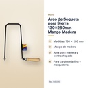 ARCO DE SEGUETA PARA SIERRA 130X280MM MANGO MADERA - características principales