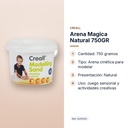 ARENA MAGICA NATURAL 750GR  - características principales