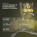 CORONAS INFANTILES DE CARTULINA MODELOS SURTIDOS 10 UNIDADES - resumen de atributos