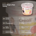 ARENA MAGICA ROJO 750GR  - resumen de atributos