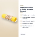 CRESPON SADIPAL 0,5X2M AMARILLO CANARIO - características principales