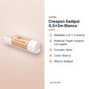 CRESPON SADIPAL 0,5X2M BLANCO - características principales