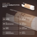 CRESPON SADIPAL 0,5X2M BLANCO - resumen de atributos