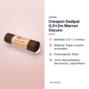 CRESPON SADIPAL 0,5X2M MARRON OSCURO - características principales
