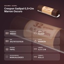 CRESPON SADIPAL 0,5X2M MARRON OSCURO - resumen de atributos
