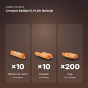 CRESPON SADIPAL 0,5X2M NARANJA - formato de venta: paquete de 10, caja de 200
