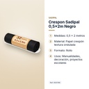 CRESPON SADIPAL 0,5X2M NEGRO - características principales