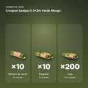 CRESPON SADIPAL 0 5X2M VERDE MUSGO - formato de venta: paquete de 10, caja de 200